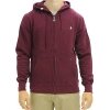 Altamont Basic Zip Hoody Wine