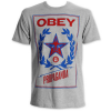 Obey Classic Crest Tee Heather Grey
