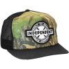 Independent BTG Trucker Hat Camo Black