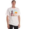 LRG Highland Stripe Tee White