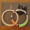Maple XO Big Hoops Earrings