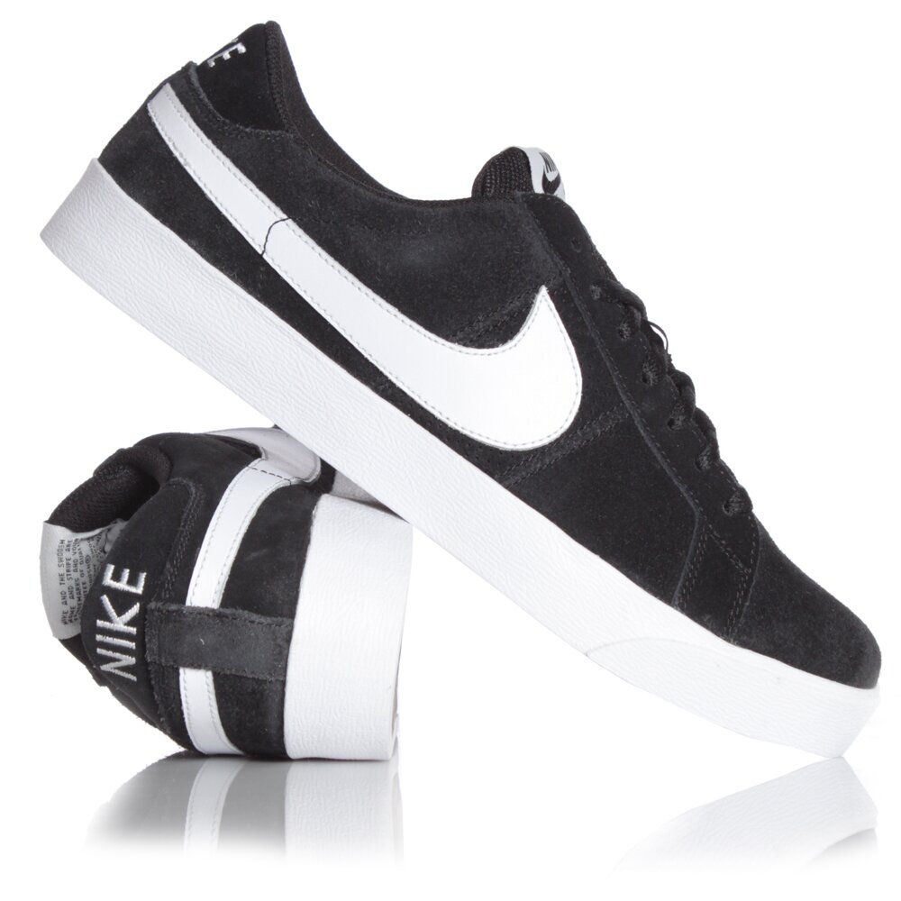 nike blazer low sb cs black white skate shoe
