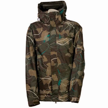 Bonfire Flare Jacket (mocha print)