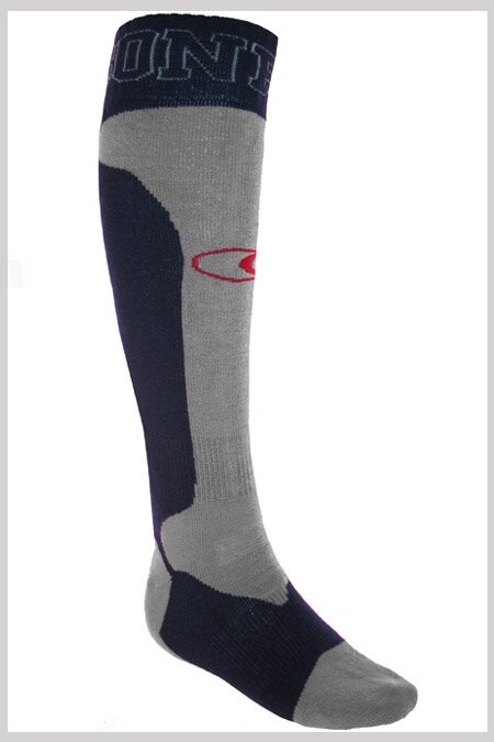 Bonfire Snowboard Socks navy/gray