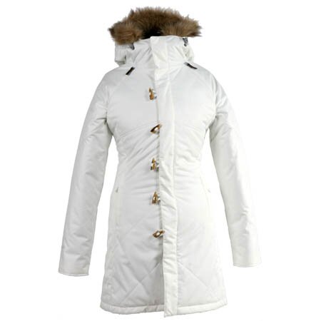 Volcom Women's El Lobo Parka (white crosshatch) 2007