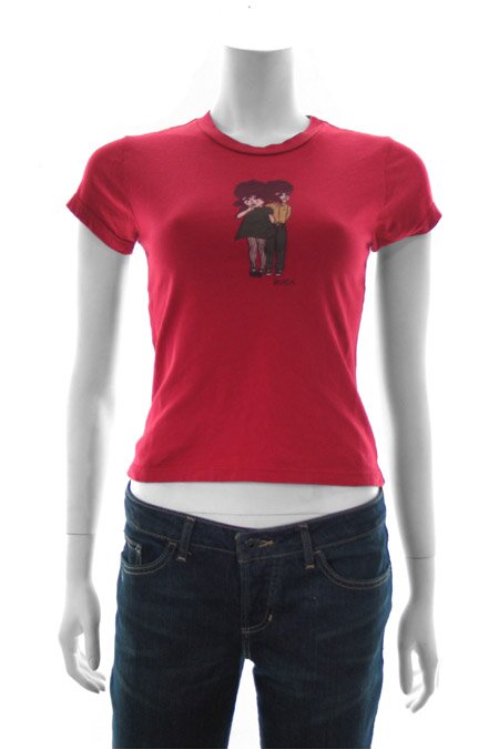 RVCA Thompson Bedwetters Tee (red)