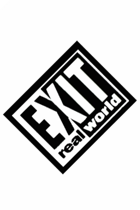 EXIT Mini Classic Stickers (black)