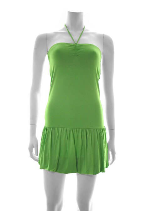 Split Precious Ballon Dress (green)