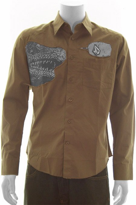 Volcom Headhunter L/S Shirt (brown)