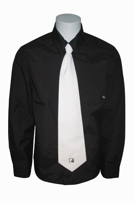 Volcom Interview Waterproof Shirt And Tie (black)