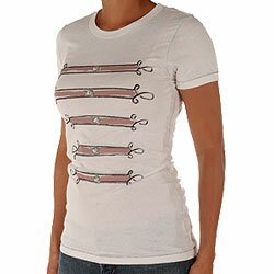 Volcom Women's Band Camp Baby Jersey Tee (pearl)