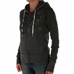 Volcom Miso Kitty Vintage Zip Fleece (charcoal)