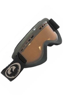 Dragon DX goggles army/jet fade (amber lens)