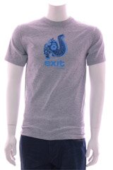 EXIT Mens Elephant T-shirt (gray)