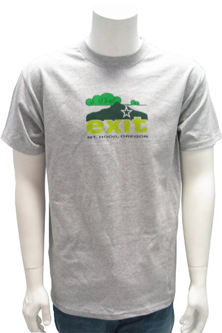 EXIT Mens Mt. Hood T-shirt (gray)
