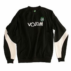 Volcom Mantle Crew Fleece (black/white)
