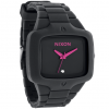 Nixon Rubber Player Watch All Black Pink