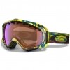 Oakley Crowbar Snowboard Goggle Kaleidoscope Block Text Fire Iridium 2011