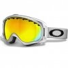 Oakley Crowbar Snowboard Goggle Matte White Fire Iridium 2011