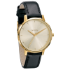 The Nixon Womens Kensington Leather Watch - Gold