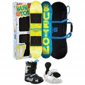 Burton Minishred After School Special Snowboard Package