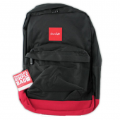 Chocolate Simple Backpack Black/Red