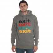 EXIT Skatecolors Pullover Hoody Grey
