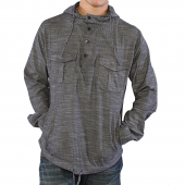 Ezekiel Leon Hooded Pullover Jacket Black