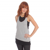 Obey Shattered Tank Heather Grey