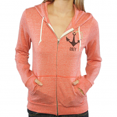 Obey Anchored Love Hoody Heather Red