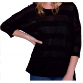 Obey Womens Dantes Peak Top Black