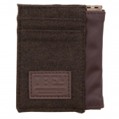 Obey Field ID Card Holder Olive Brown