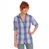 Obey Miami Button Up Blue