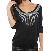 Obey Safari Top Charcoal Heather