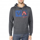 RVCA Balance Boxes Pullover Hoody Gunmetal Heather