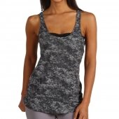 Volcom Moclov Twist Back Tank Black Heather