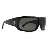 Von Zipper Clutch Sunglasses Black Gloss Grey Polarized