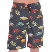 Analog Combat Sushi 3 Board Shorts Black