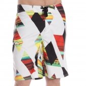 Analog Flashback Board Shorts Optic White