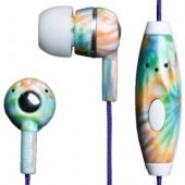 Matix Hangover Earbud Headphones Tie-dye / Woodblock