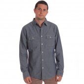 KR3W Camden Long Sleeve Woven Blue