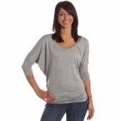 Obey Blank Rayon Dolman Top Heather Grey