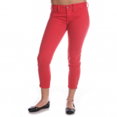 RVCA Womens Smokes Skinny Jean Red