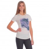RVCA Womens Quagga Tee Vintage White