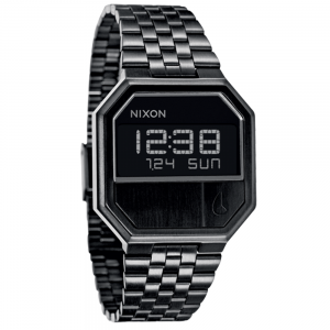 Nixon Re-Run Watch All Black