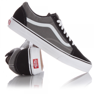 Vans Old Skool Shoes Black Pewter