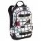 Burton Womens Day Hiker 12L Backpack - COLOR: WHITE WATERCOLOR SQUARE